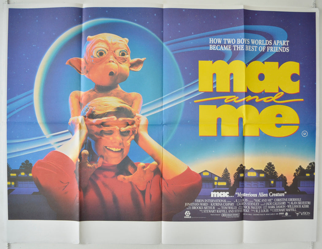 Mac And Me Original Quad Poster - Film Poster - Movie Poster  