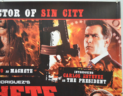 MACHETE KILLS (Top Right) Cinema Quad Movie Poster 