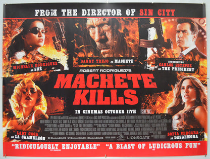 Machete Kills - Original Quad Poster - Film Poster - Movie Poster