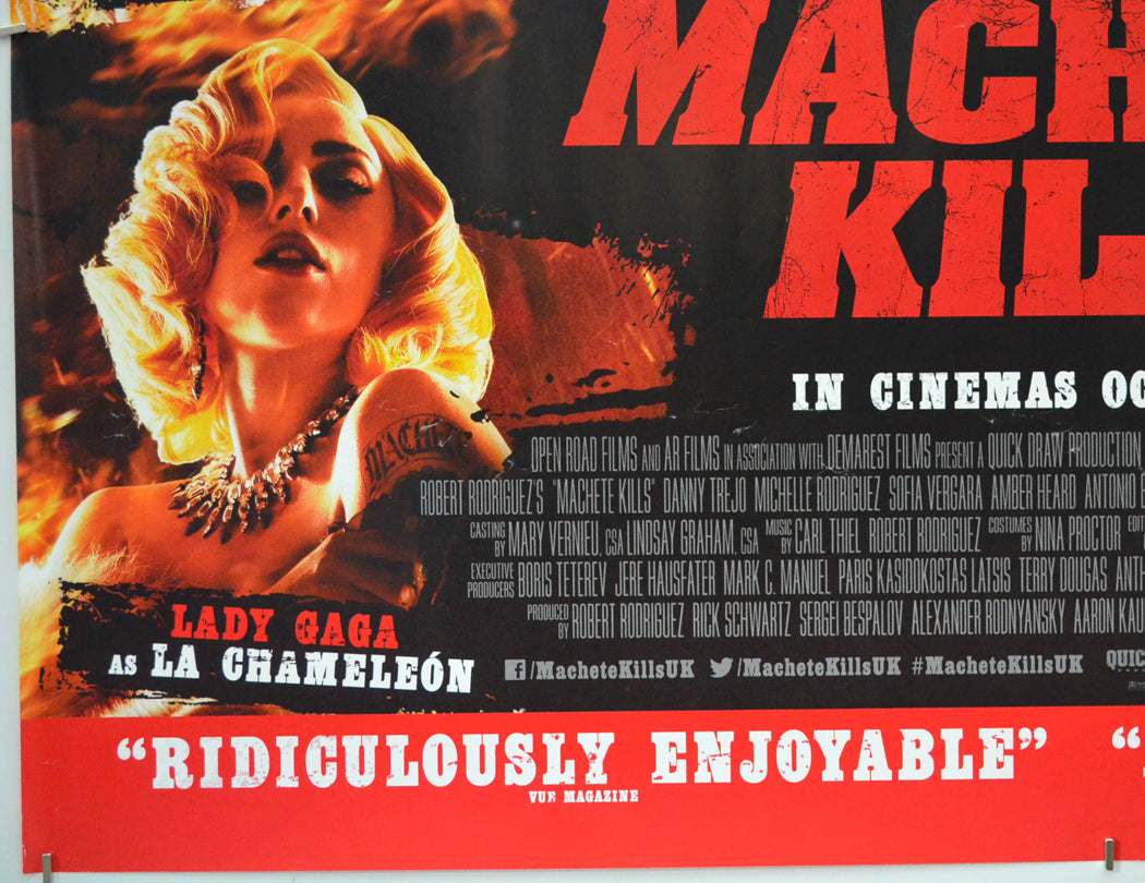 MACHETE KILLS (Bottom Left) Cinema Quad Movie Poster 