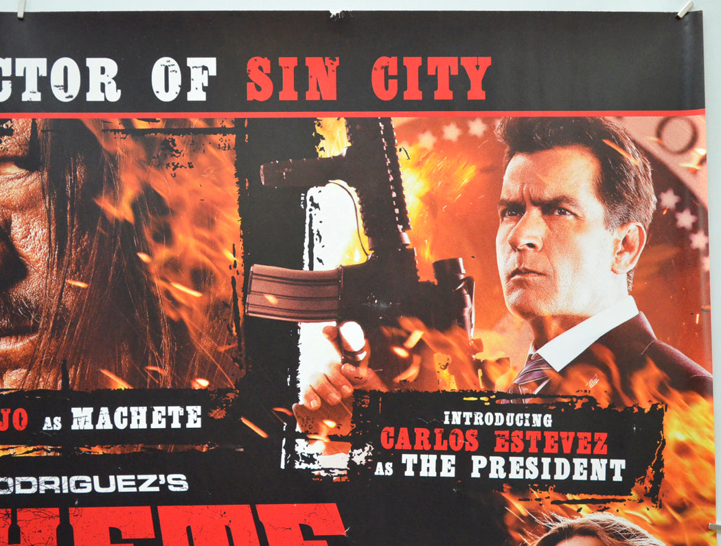 MACHETE KILLS (Top Right) Cinema Quad Movie Poster 