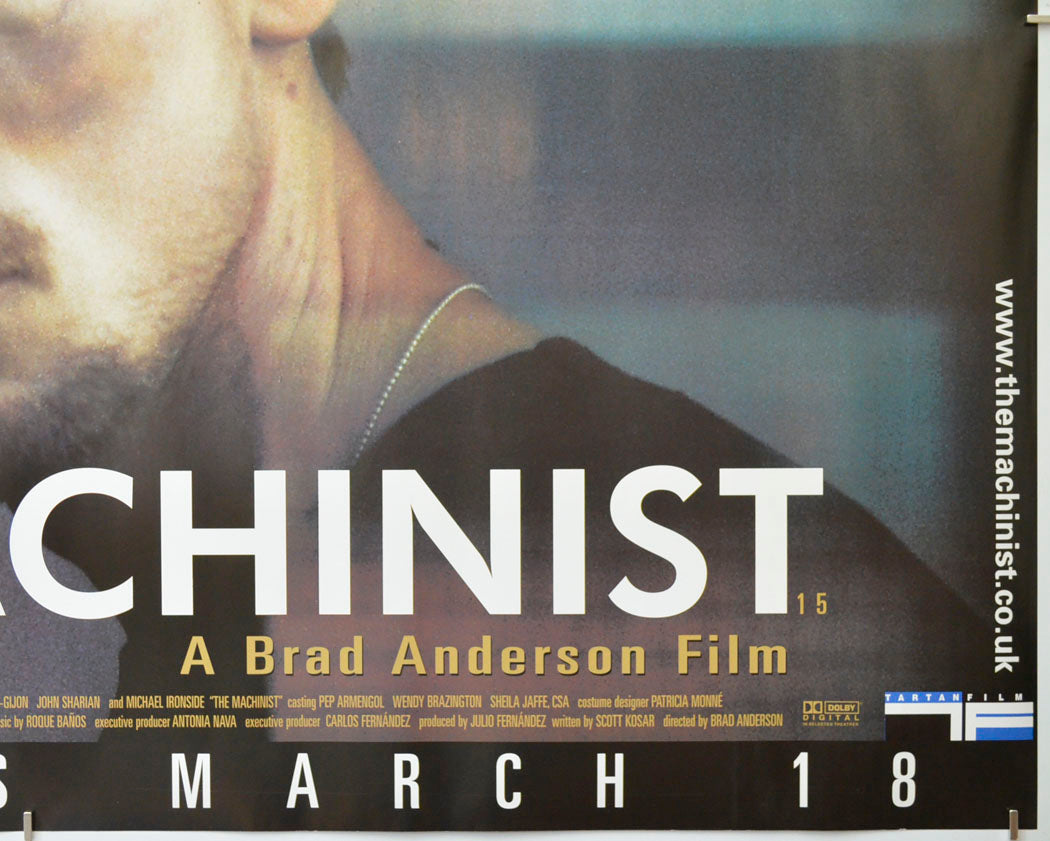 THE MACHINIST (Bottom Right) Cinema Quad Movie Poster 