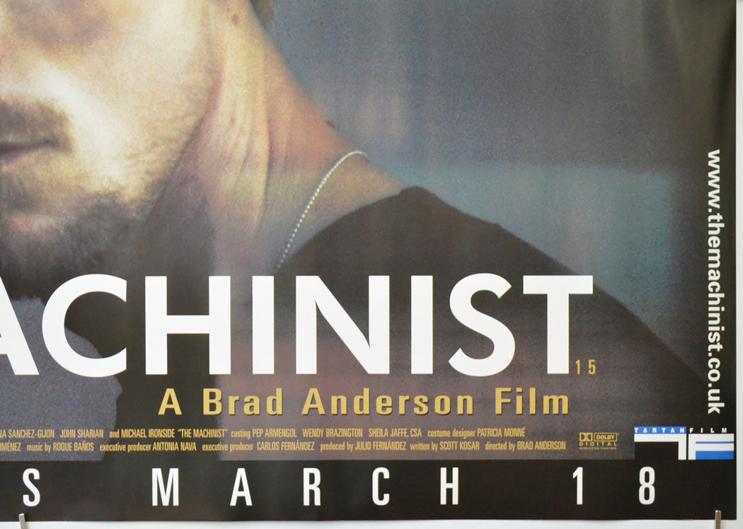 THE MACHINIST (Bottom Right) Cinema Quad Movie Poster 