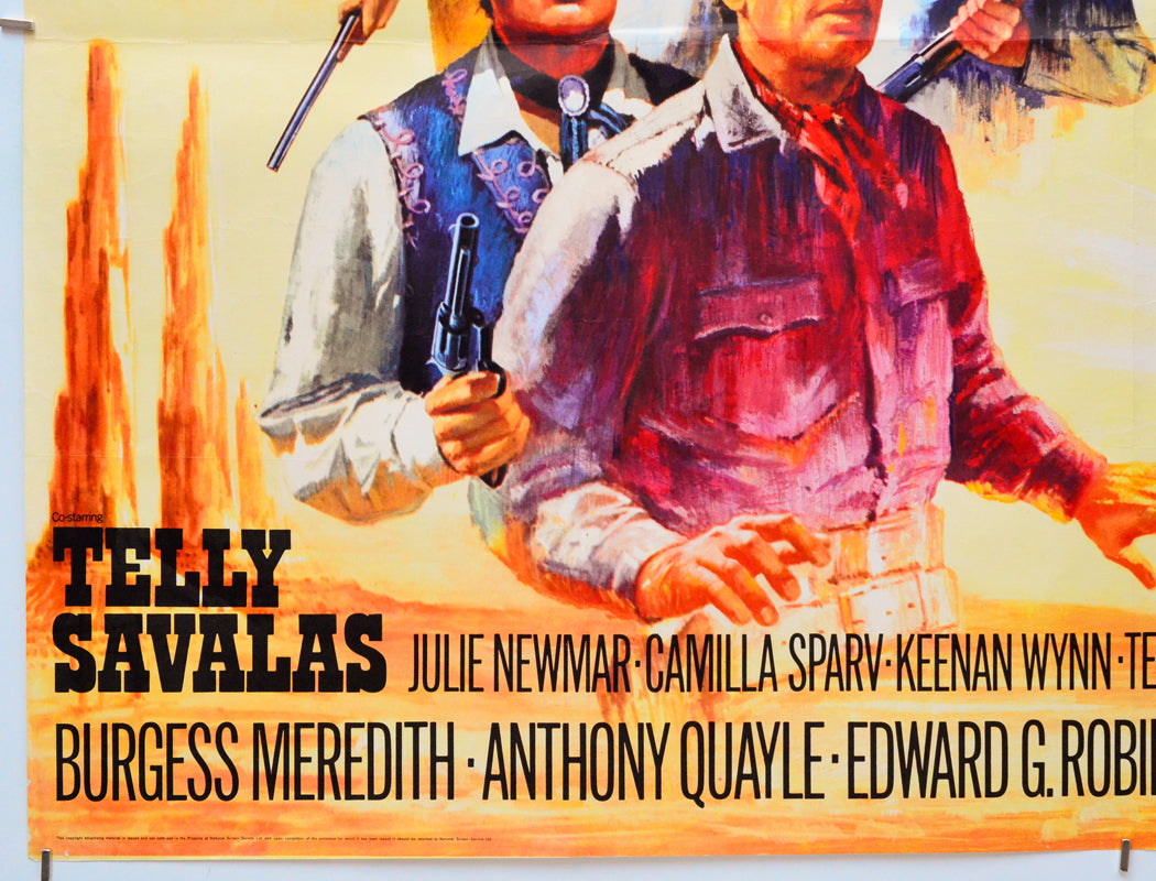 Mackenna's Gold (Bottom Left) Cinema Quad Movie Poster 