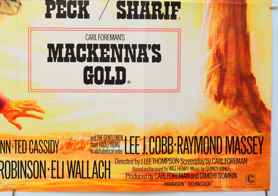 Mackenna's Gold (Bottom Right) Cinema Quad Movie Poster 