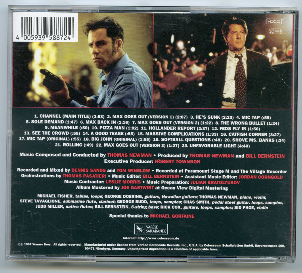 MAD CITY Original CD Soundtrack (back) 