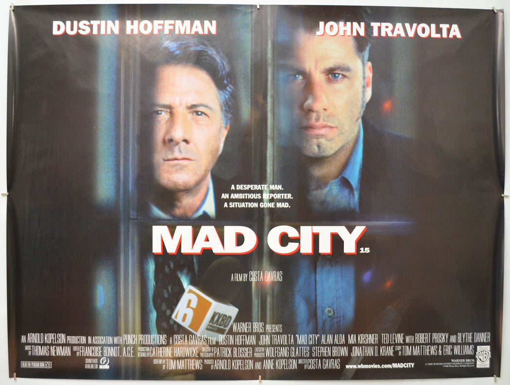 Mad City Original Quad Poster - Film Poster - Movie Poster