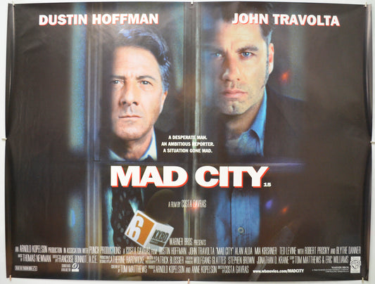 Mad City Original Quad Poster - Film Poster - Movie Poster