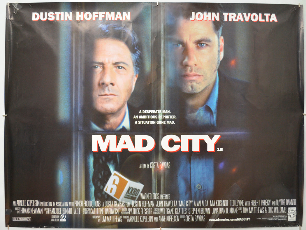 Mad City Original Quad Poster - Film Poster - Movie Poster