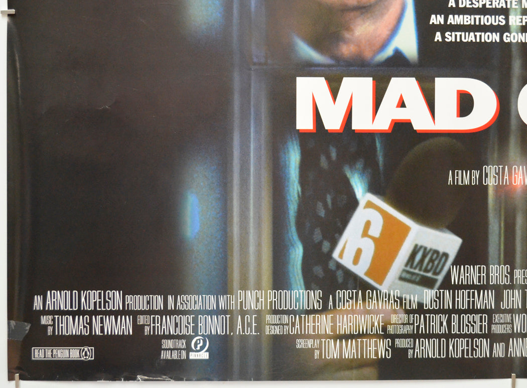 MAD CITY (Bottom Left) Cinema Quad Movie Poster 