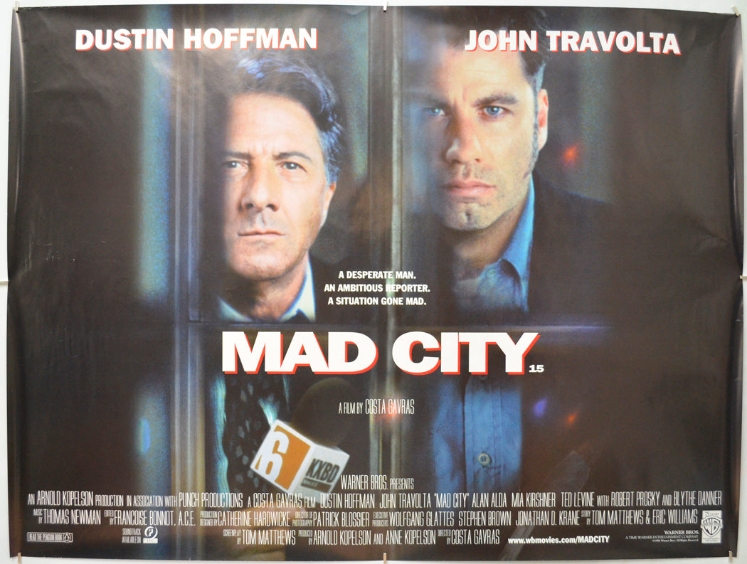 Mad City Original Quad Poster - Film Poster - Movie Poster