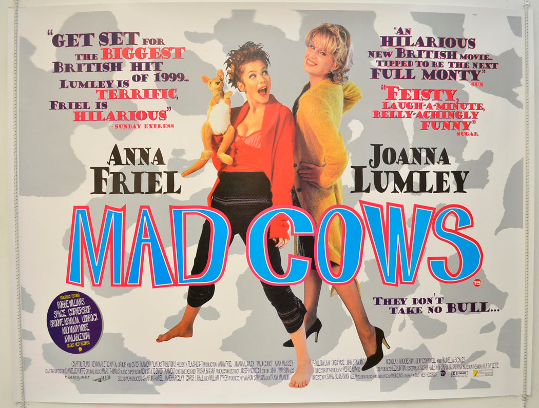 Mad Cows  Original Quad Poster - Film Poster - Movie Poster 