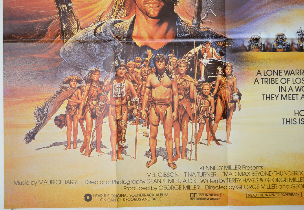 MAD MAX BEYOND THUNDERDOME (Bottom Left) Cinema Quad Movie Poster 