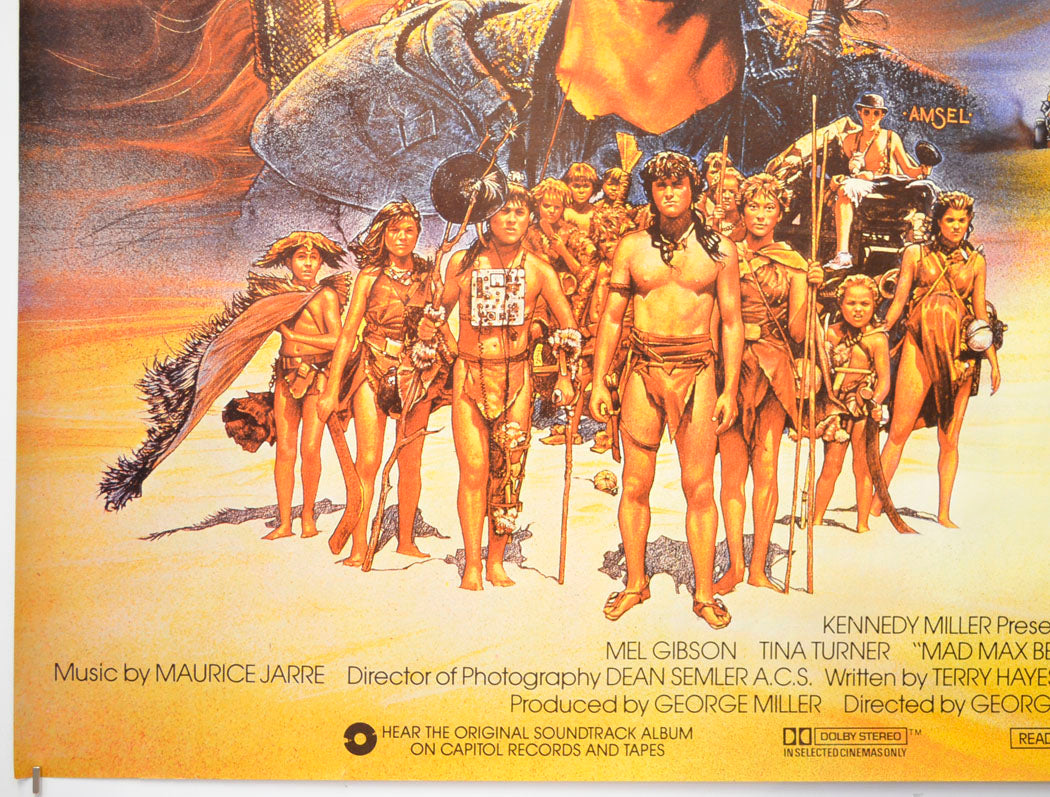 MAD MAX : BEYOND THUNDERDOME (Bottom Left) Cinema Quad Movie Poster 