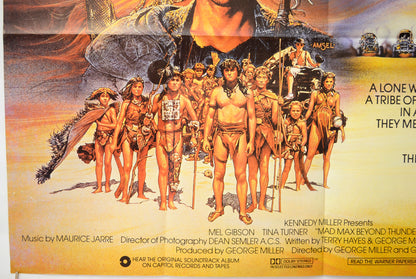 MAD MAX : BEYOND THUNDERDOME (Bottom Left) Cinema Quad Movie Poster 