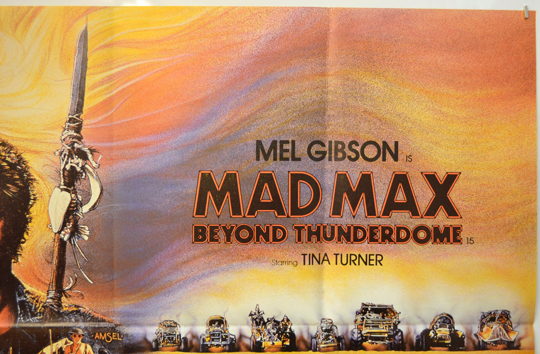 MAD MAX : BEYOND THUNDERDOME (Top Right) Cinema Quad Movie Poster 