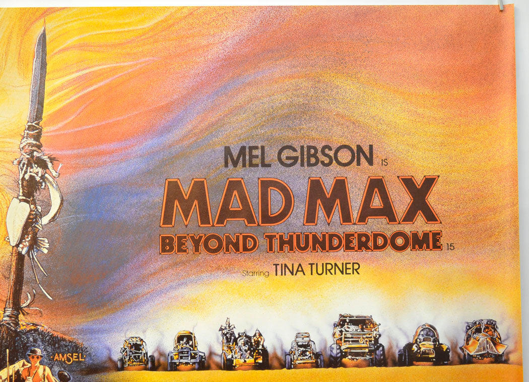 MAD MAX : BEYOND THUNDERDOME (Top Right) Cinema Quad Movie Poster 