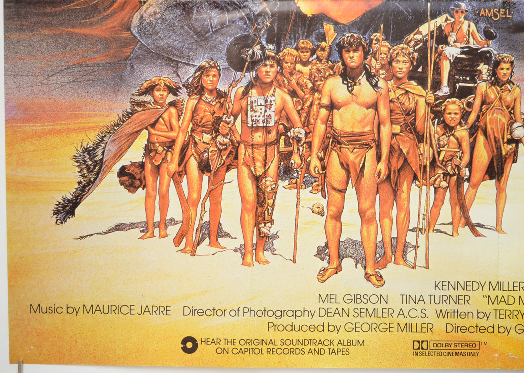 MAD MAX : BEYOND THUNDERDOME (Bottom Left) Cinema Quad Movie Poster 