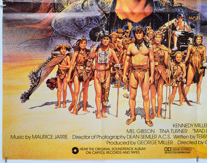 Mad Max : Beyond Thunderdome (Bottom Left) Cinema Quad Movie Poster 