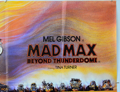 Mad Max : Beyond Thunderdome (Top Right) Cinema Quad Movie Poster 