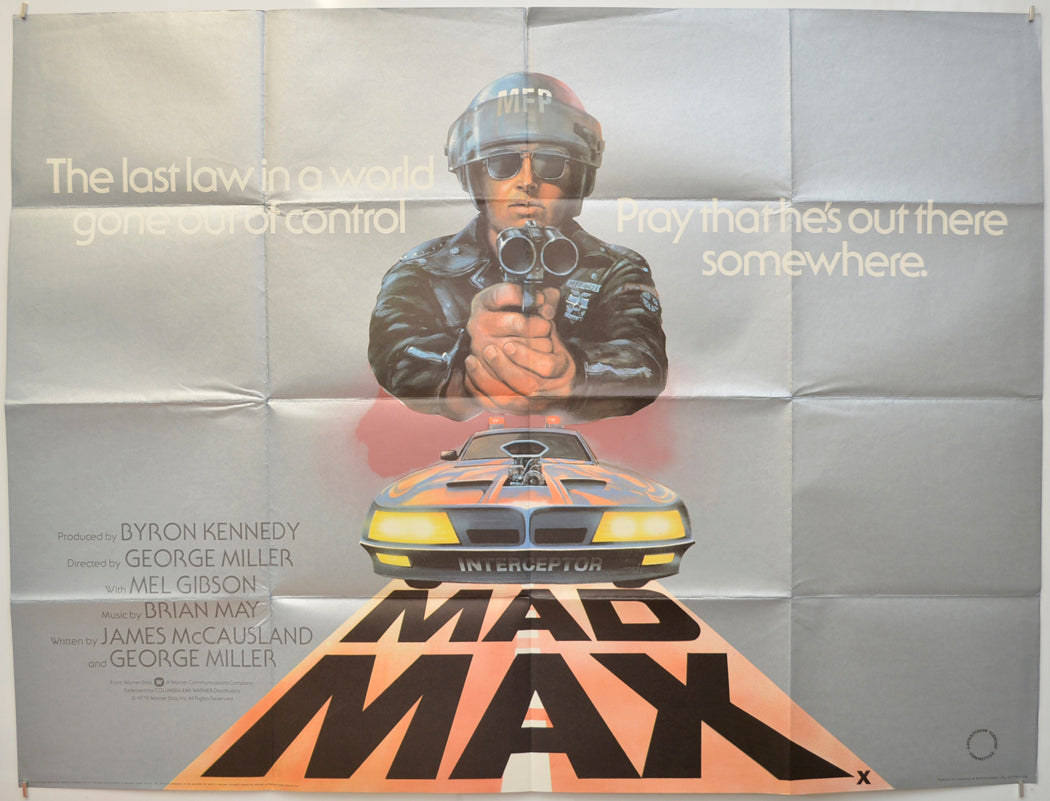 Mad Max Original Quad Poster - Film Poster - Movie Poster  