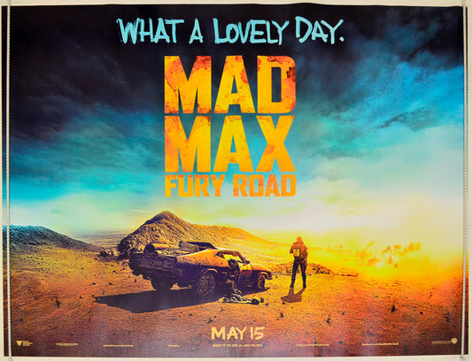 Mad Max : Fury Road  (Teaser / Advance Version)   Original Quad Poster - Film Poster - Movie Poster  