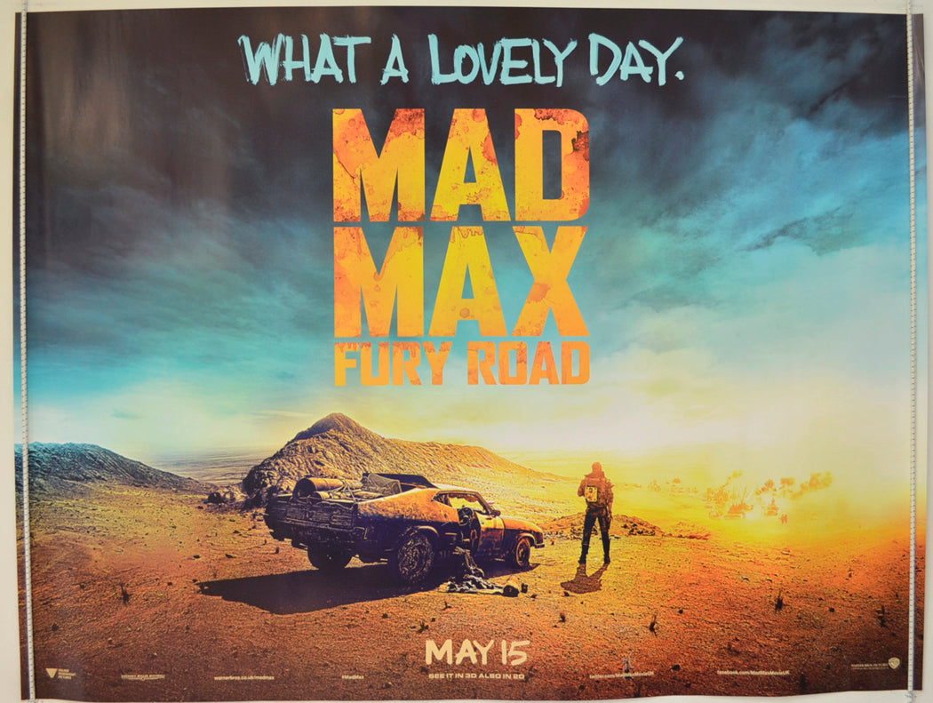 Mad Max : Fury Road  (Teaser / Advance Version)  Original Quad Poster - Film Poster - Movie Poster 