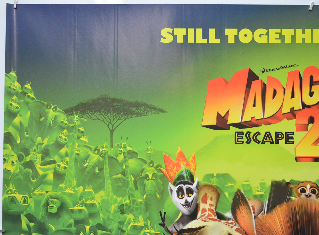 MADAGASCAR 2 - ESCAPE 2 AFRICA (Top Left) Cinema Quad Movie Poster 