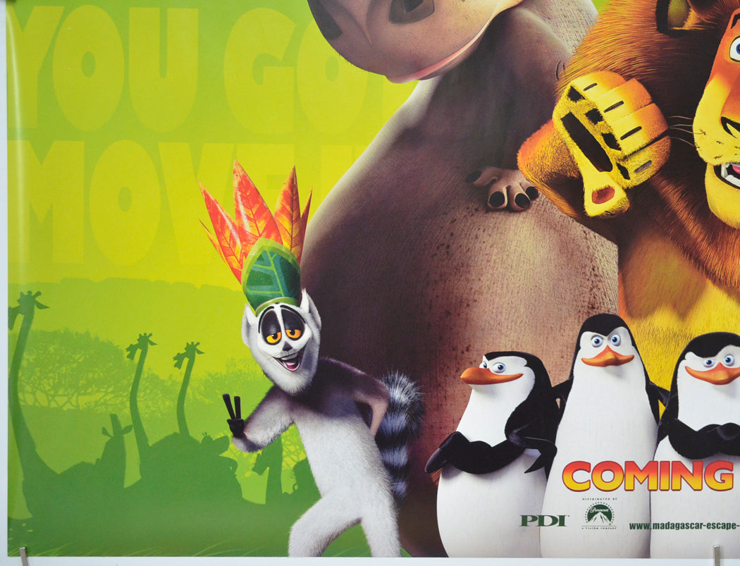 MADAGASCAR 2 - ESCAPE 2 AFRICA (Bottom Left) Cinema Quad Movie Poster 