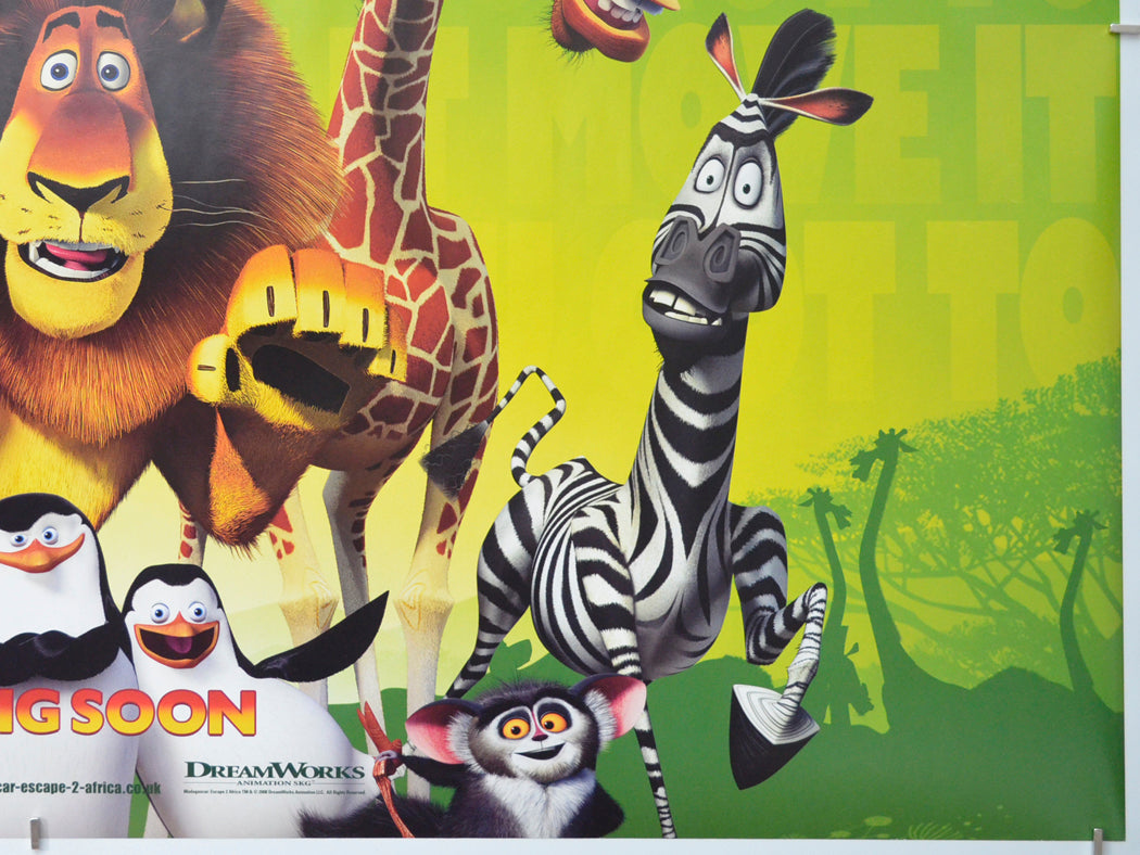 MADAGASCAR 2 - ESCAPE 2 AFRICA (Bottom Right) Cinema Quad Movie Poster 