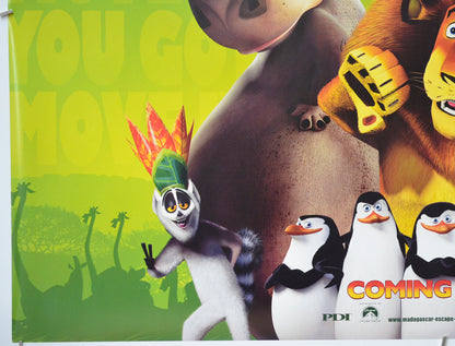 MADAGASCAR 2 - ESCAPE 2 AFRICA (Bottom Left) Cinema Quad Movie Poster 