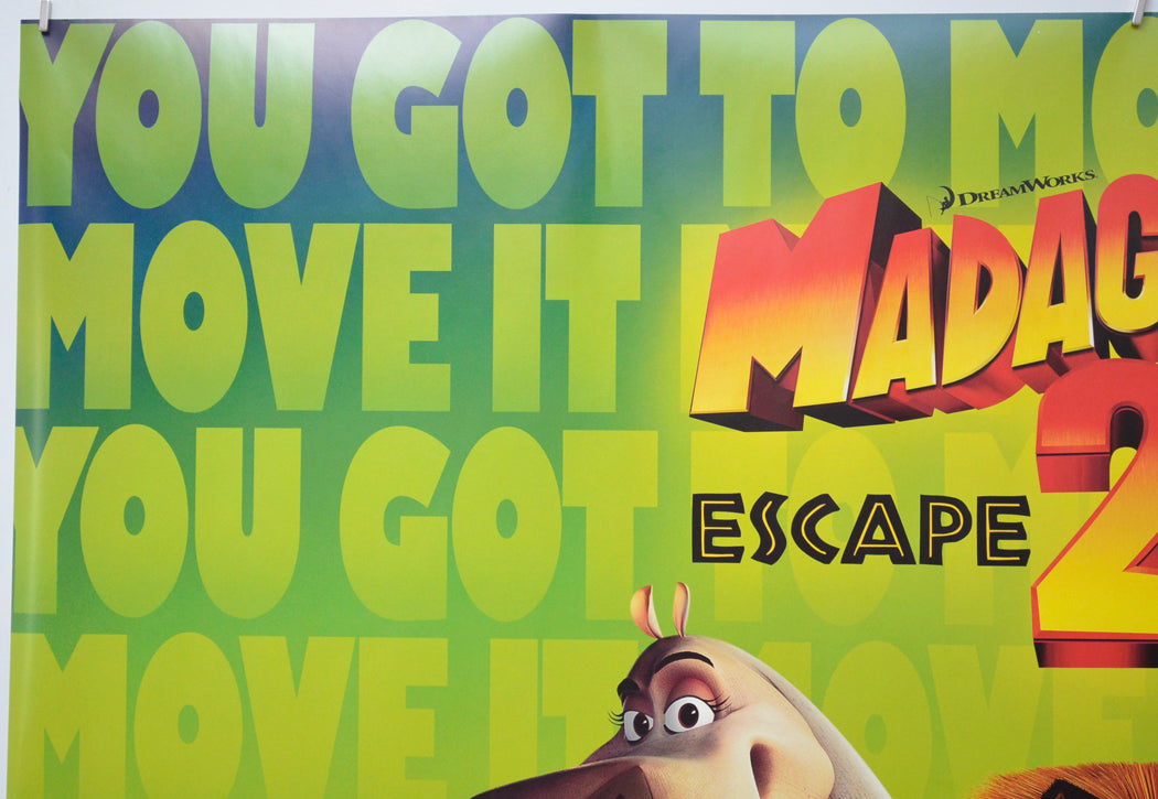 MADAGASCAR 2 - ESCAPE 2 AFRICA (Top Left) Cinema Quad Movie Poster 