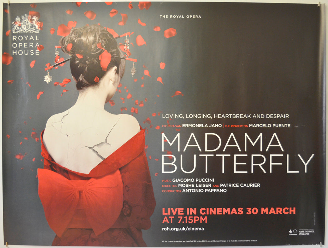 Madama Butterfly (Royal Opera House Live Cinema) Original Quad Poster - Film Poster - Movie Poster