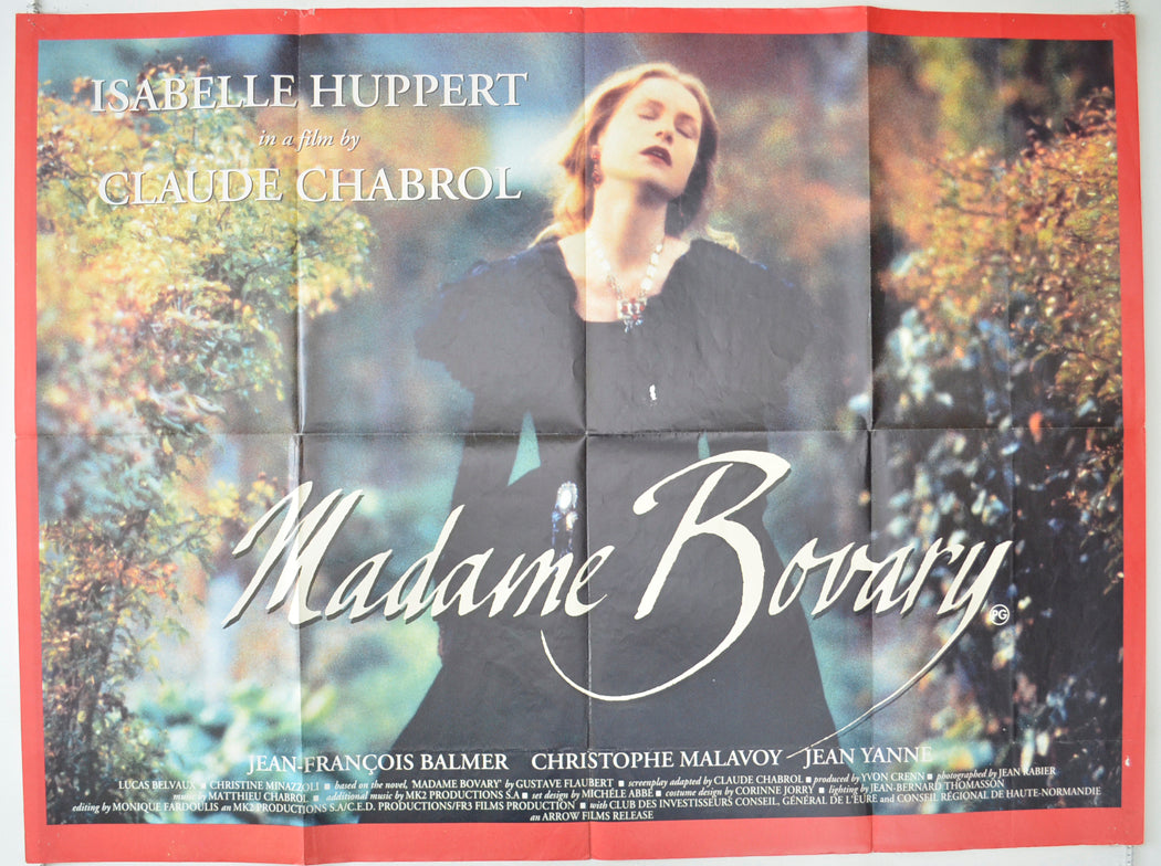 Madame Bovary Original Quad Poster - Film Poster - Movie Poster  