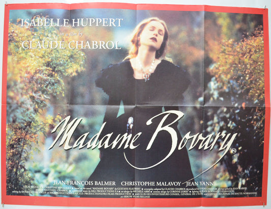 Madame Bovary Original Quad Poster - Film Poster - Movie Poster