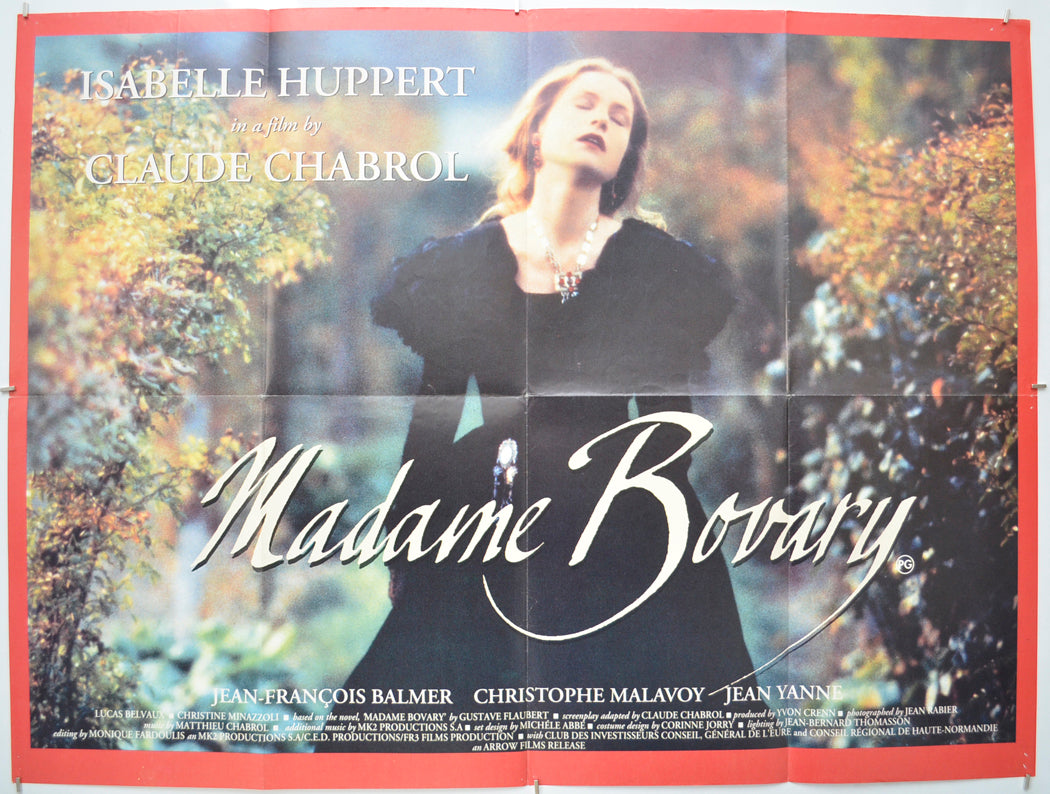 Madame Bovary Original Quad Poster - Film Poster - Movie Poster