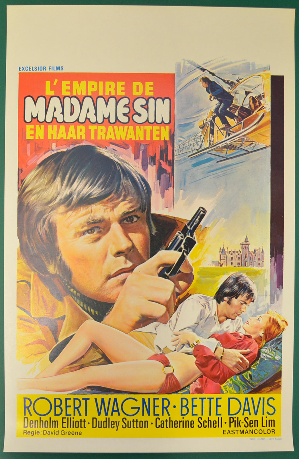 Madame Sin  Original Belgian Poster - Film Poster - Movie Poster  