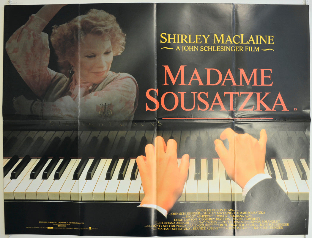 Madame Sousatzka  Original British Quad Poster - Film Poster - Movie Poster 