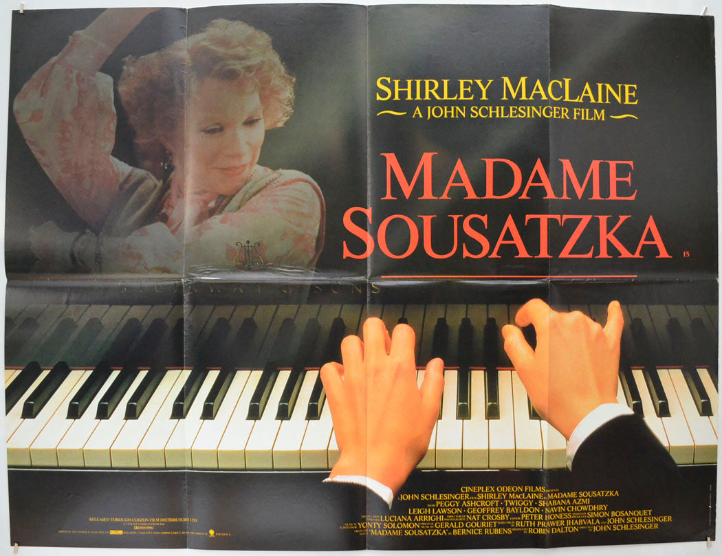 Madame Sousatzka Original Quad Poster - Film Poster - Movie Poster