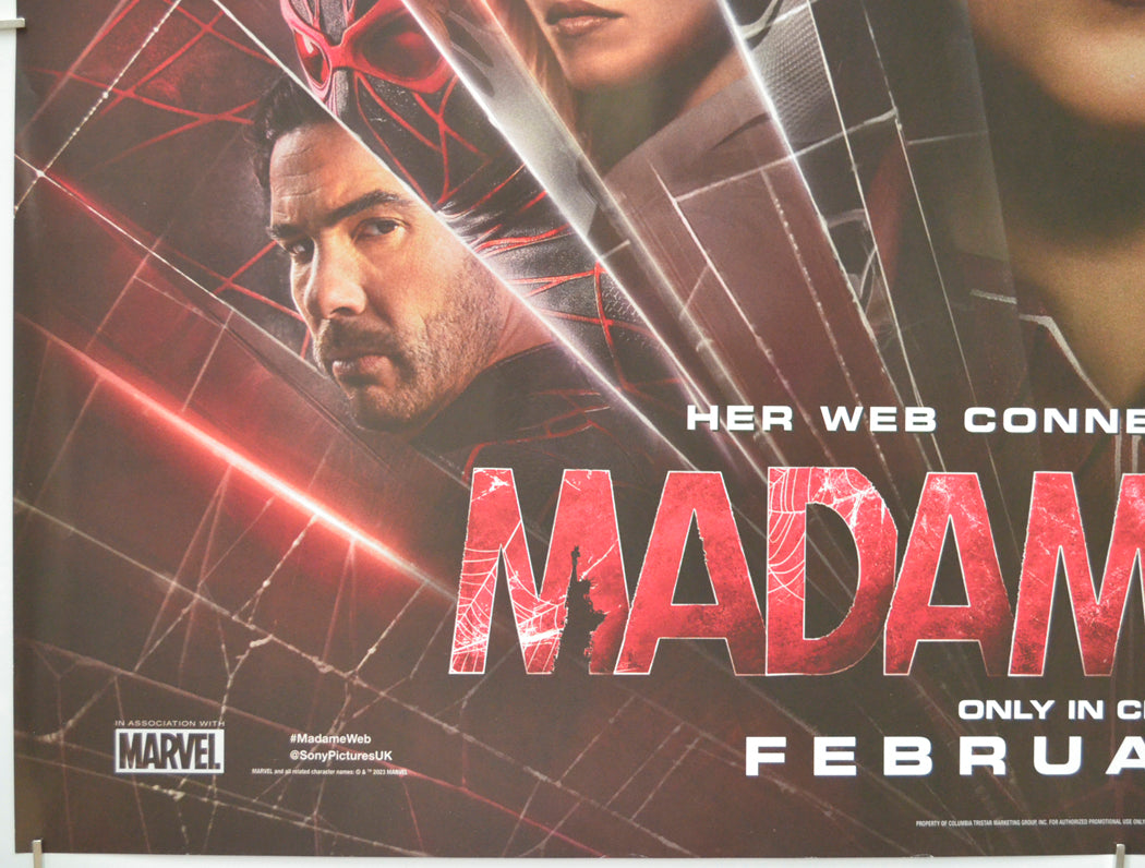 MADAME WEB (Bottom Left) Cinema Quad Movie Poster 