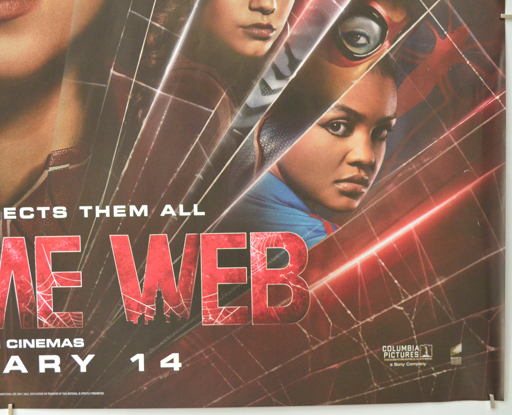 MADAME WEB (Bottom Right) Cinema Quad Movie Poster 