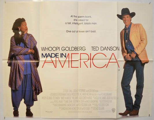 Made In America  Original Quad Poster - Film Poster - Movie Poster