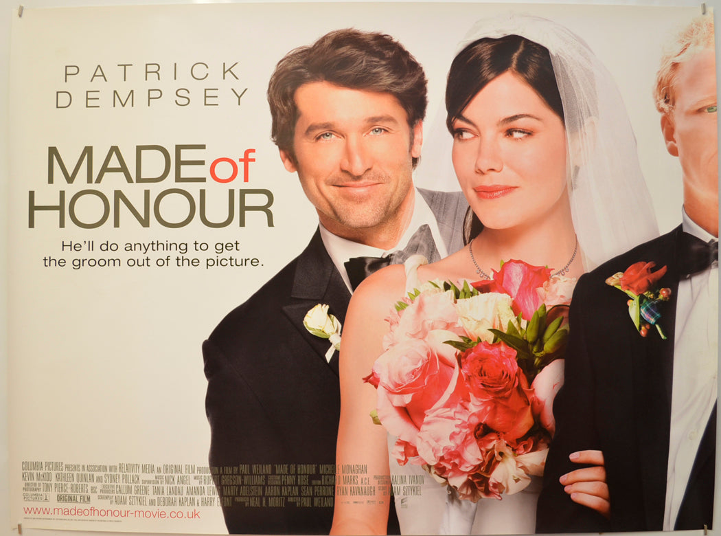 Made Of Honour Original Quad Poster - Film Poster - Movie Poster