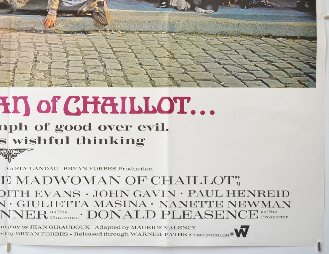 THE MADWOMAN OF CHAILLOT (Bottom Right) Cinema Quad Movie Poster 