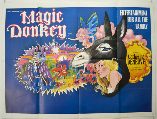 The Magic Donkey  (a.k.a. Peau d'âne)  Original Quad Poster - Film Poster - Movie Poster 