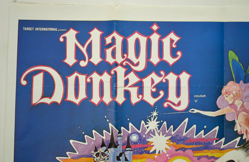 THE MAGIC DONKEY (Top Left) Cinema Quad Movie Poster 