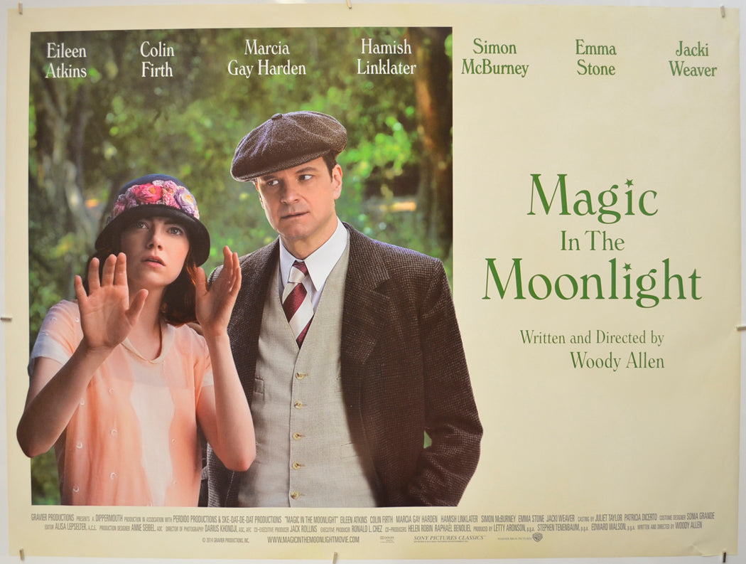 Magic In The Moonlight  Original Quad Poster - Film Poster - Movie Poster