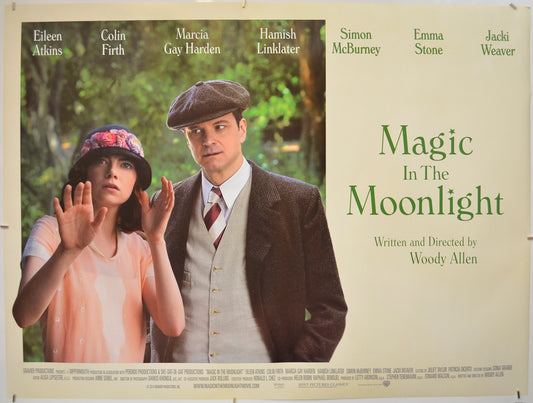 Magic In The Moonlight  Original Quad Poster - Film Poster - Movie Poster