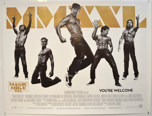 Magic Mike XXL  Original Quad Poster - Film Poster - Movie Poster