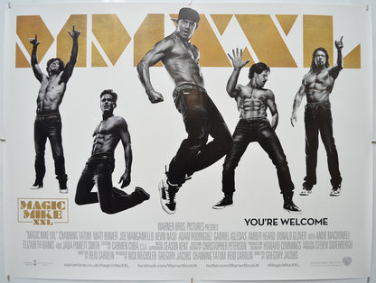 Magic Mike XXL Original Quad Poster - Film Poster - Movie Poster